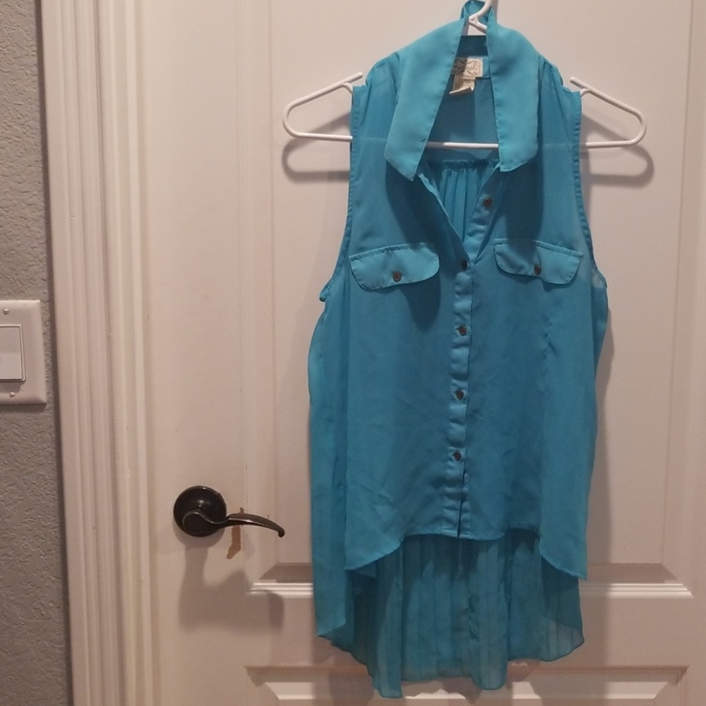 Sheer tank top